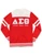 DST RED WOOL SWEATER CARDIGAN + FREE  DST Ruffle Bucket Hat