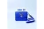 ZPB Blue  Earbud Mini Snap Case with Clip