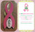 AKA  Breast  Cancer Awareness  Oval Lapel Pin + Message Card
