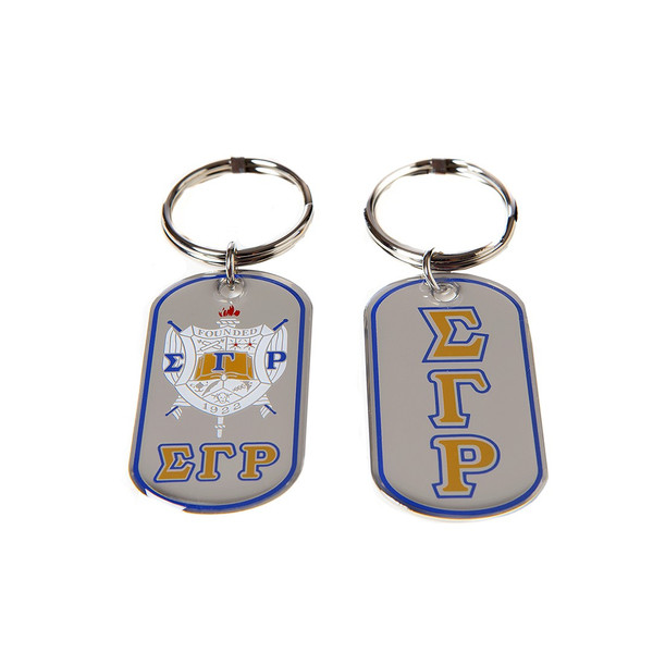 SGRHO  Epoxy Dog-Tag Key Ring SGRHO  Epoxy Dog-Tag Key Ring