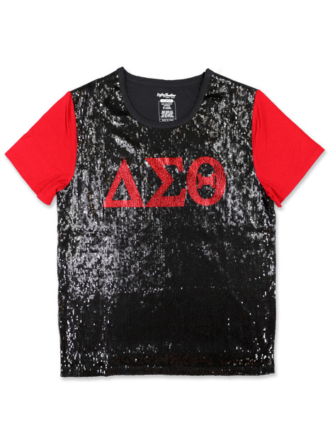 DST SEQUIN TEE_BLACK DST SEQUIN TEE_BLACK