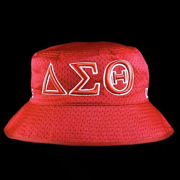 Delta Sigma Theta (DST) Embroidered Bucket Hat - Prime Heritage Gifts