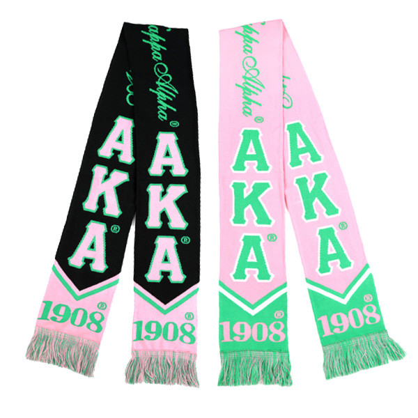 AKA  Pink & Black  Scarfs Combo AKA  Pink & Black  Scarfs Combo