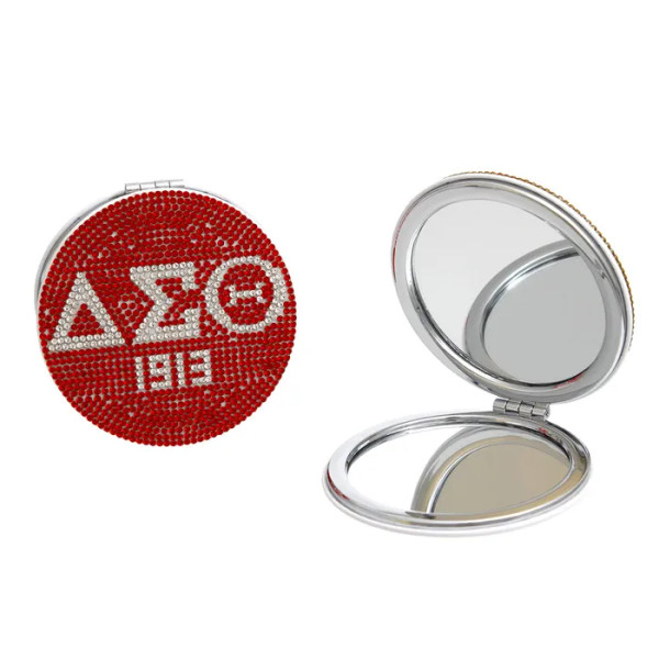 DST Sorority Red Bling Mirror Compact(BCAM)