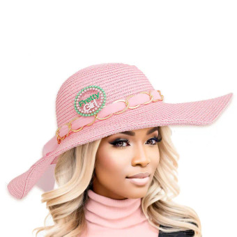 straw-hat-classy-pink-bow-aka-  display picture 3