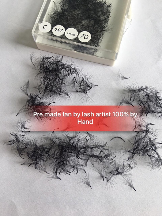 6D Promade Fan Volume Lashes CC Curl (1000 fans)