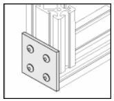 BLB-29 Black Joining Plate