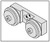 EB-221 Roller Wheel Bracket Assembly