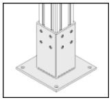 EB-43 Flanged Foot