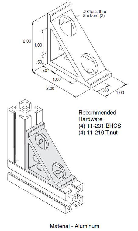 11-170 Corner Gusset