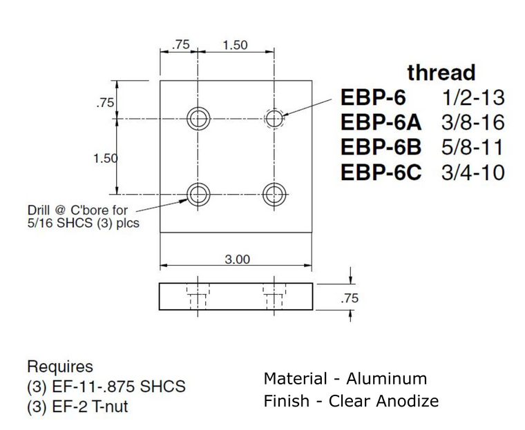 EBP-6 Leveling Plate