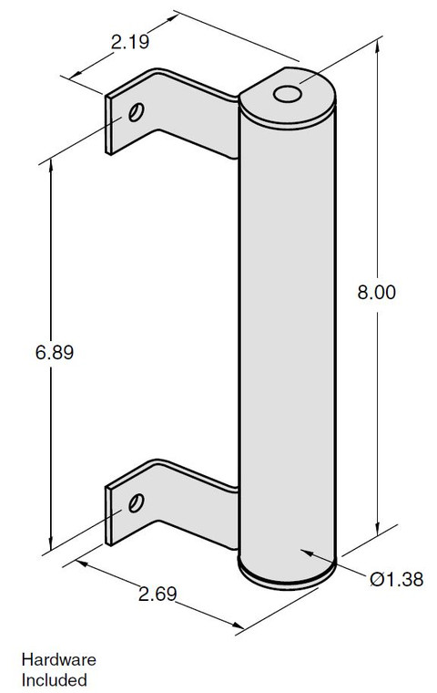 EF-183 Offset Extrusion Door Handle
