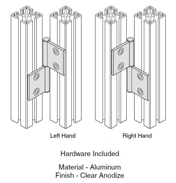 EF-71 Hidden Lift-Off Hinge