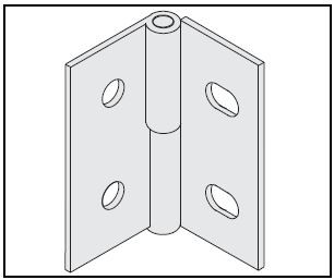 11-279 Steel Slotted Hinge
