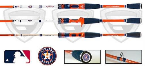 (3) Favorite Fishing MLB Houston Astros 7’ MH Baitcasting Rods All 3 For $120 Shipped