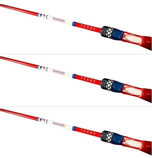 (3) Favorite Fishing MLB Texas Rangers 7’ MH Baitcasting Rods All 3 For $120 Shipped