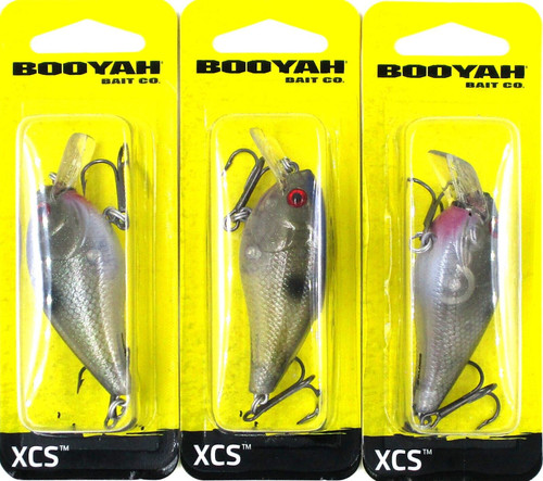 (3) Booyah 2" Square Lip 1/2 Oz Crankbaits Lucent Shad BYXCS196 Brand New