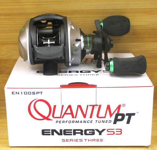 Quantum PT Energy S3 EN100SPT Right-Handed 11 BB Baitcasting Reel 6.3:1 Brand New In Box