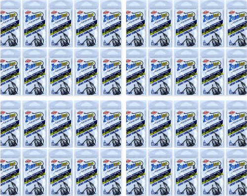 (40) Packs Zoneloc Wide Gap Circles Fish Hooks Size 2/0 ZL900BN-2/0 Brand New FREE SHIPPING