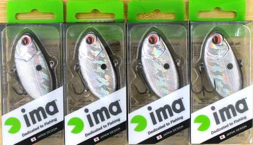 (4) Ima 2 3/4" Suspending Vibe 70 3/8 Oz Lipless Crankbaits Silver Lining Brand New FREE SHIPPING