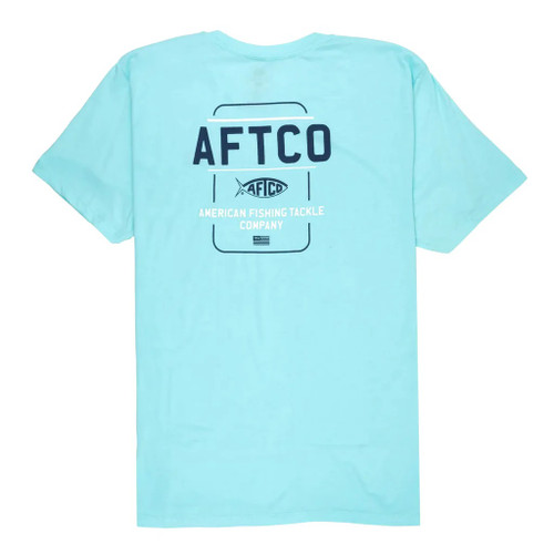 Aftco Men's Release Fishing T-Shirt Bahama Heather Size X-Large  XL Brand New FREE SHIPPING FINAL SALE!!! NO RETURNS OR EXCHANGES!!!