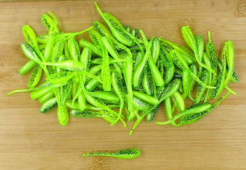 (100) Bobby Garland Crappie Fishing 2" Baby Shad Key Lime Pie Bulk Lot Brand New FREE SHIPPING