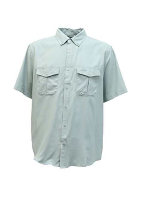 Aftco Boy's Rangle Short Sleeve Vented Button Down Fishing Shirt Moonstone Size Medium Brand New FREE SHIPPING FINAL SALE!!! NO RETURNS OR EXCHANGES!!!