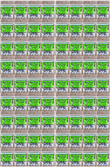 (72) Packs Water Gremlin Bullet Shaped 1/2 Oz Split-Shot Bull-Shot Sinkers WHOLESALE CASE