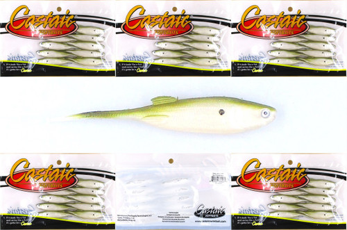 (5) Packs Castaic Baby Jerky J 3.5” Minnows Green Shad Brand New