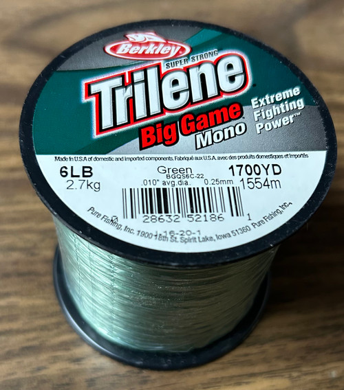 (20) Spools Berkley Trilene Big Game Fishing Line 6lb Green WHOLESALE LOT