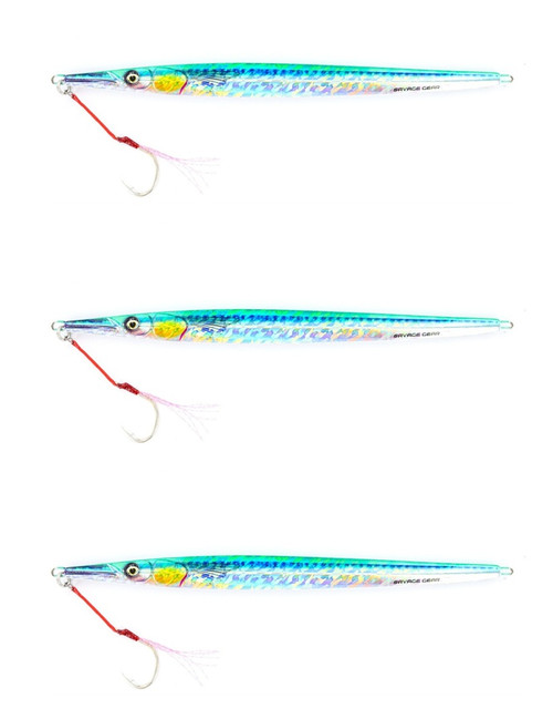 (3) Savage Gear 10" Sinking 9 Oz Needle Jig Ballyhoo Brand New In Pack