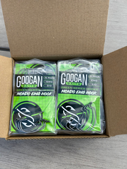 (24) Packs Googan Squad Mondo EWG Hooks 2/0 WHOLESALE LOT