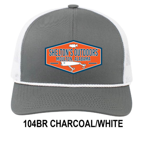 Shelton’s Outdoors Custom Cap Charcoal Lure