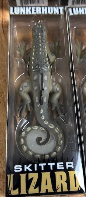(18) LunkerHunt Skitter Lizard WHOLESALE LOT Retail Value $270
