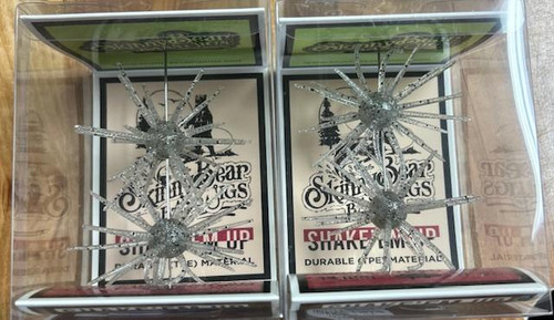(2) 2-pack Skinny Bear Shake Em Up Urchin Style Baits 14mm BLING