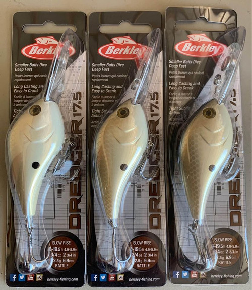 (3) Berkley Dredger 17.5 Crankbaits BHBDR17.5-HNSH Honey Shad