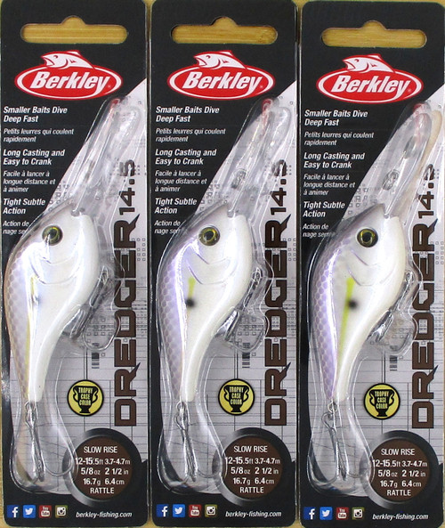 (3) Berkley Dredger 14.5  Crankbaits Lavender Shad BHBDRTC14.5-LAVS BRAND NEW FREE SHIPPING