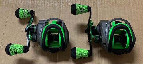 (2) Lew’s SLP Mach 2 LEFT-HANDED Baitcasting Reels 10-Bearing 7.5:1 FREE SHIPPING