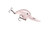 (3) Strike King 8XD 5 1/2" Xtra Deep Crankbaits 1.3 Oz Nude Clear Brand New