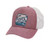 Costa Del Mar Foam Front Maroon Chambray Trucker Hat Cap Brand New FREE SHIPPING