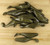 (18) Luck-E-Strike Shad Minnow Swimbait 5" Dark Gold Bulk Lot Brand New FREE SHIPPING