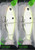 (2) Googan Squad 7" Slow Sinking 1 3/4 Oz Contender Swimbaits Bone Brand New FREE SHIPPING