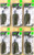 (6) Googan Squad 3/8 Oz Clickbait Vibrating Bladed Jigs Green Pumpkin Brand New FREE SHIPPING