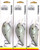 (3) Castaic 4 1/2" Squarebill 4.5 3/4 Oz Crankbaits Green Gizzard Shad Brand New In Pack