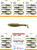 (5) Packs Castaic Jerky J Swim 5” Swimbaits Minnows Golden Shiner Brand New