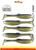 (5) Packs Castaic Jerky J Swim 5” Swimbaits Minnows Golden Shiner Brand New