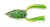 (3) Reaction Strike 1 1/2" Topwater Revolution Frog 1/4 Oz Moss Yellow Brand New