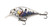 (3) Castaic 3 1/2" Squarebill 3.5 3/4 Oz Crankbaits Chrome Shad Brand New In Pack