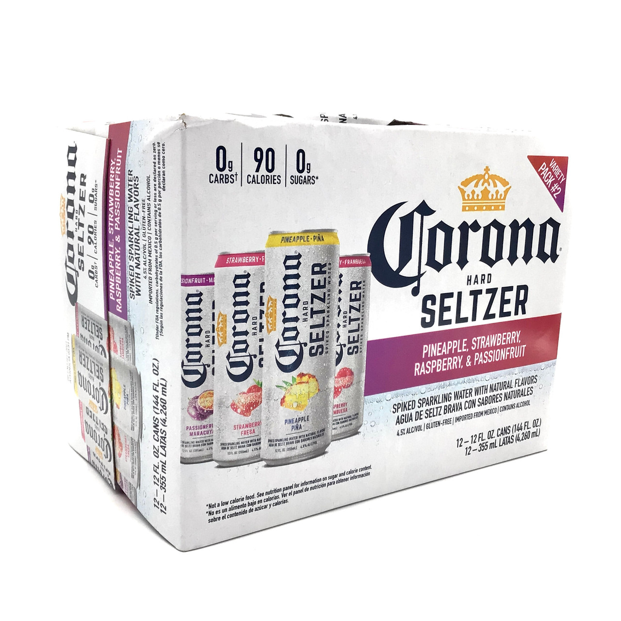 does corona seltzer have alcohol