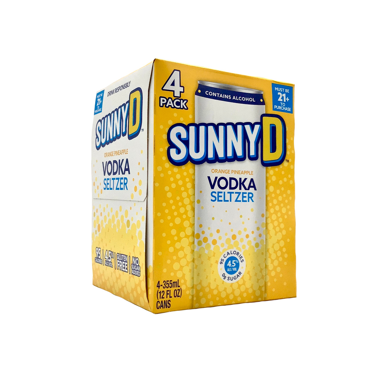 BUY SUNNY D VODKA SELTZER ORANGE PINEAPPLE EACH | Fridley Liquor